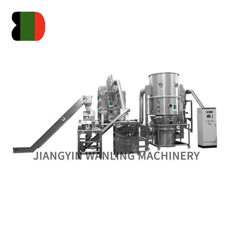 Granulatore di granulatori fluidi di granuli cacao wfl
